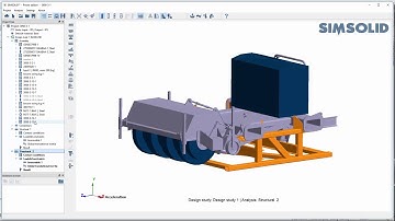 SimSolid large assembly design study