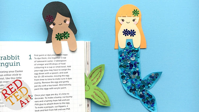 Paper Plate Rocking Mermaid craft activity guide