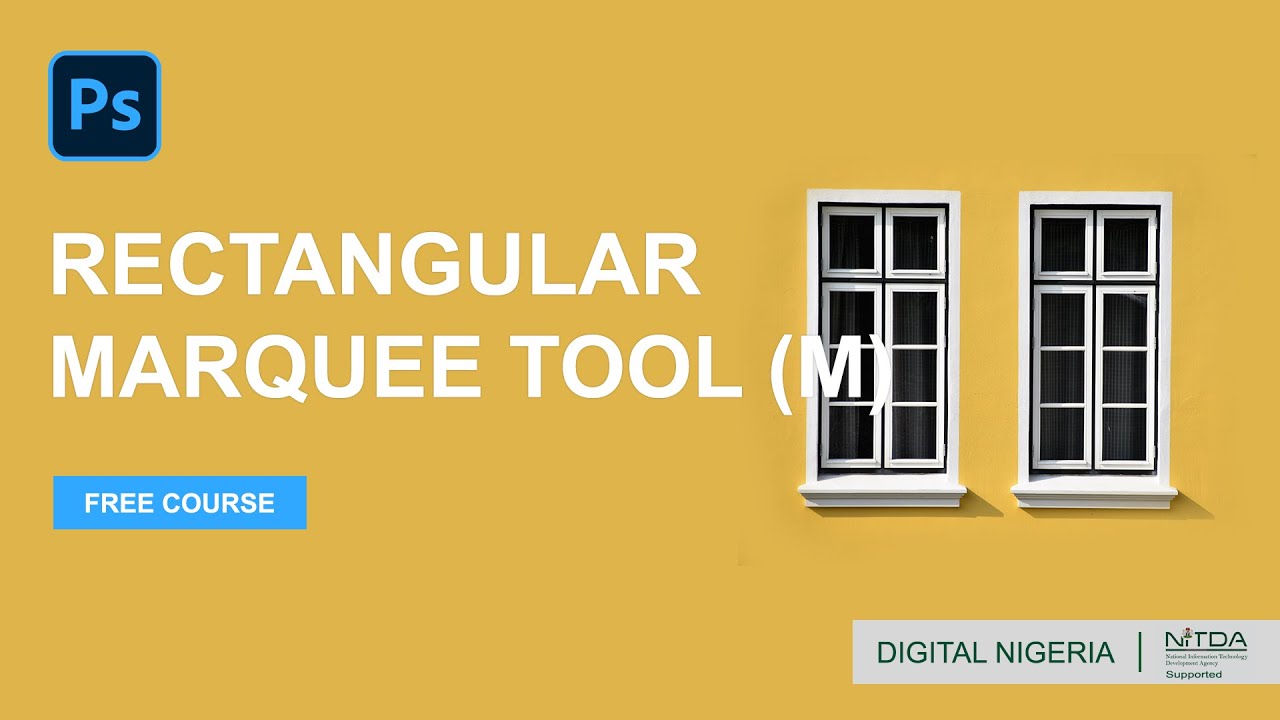 04 Rectangular Marquee Tool M, How to Use Adobe Photoshop CC Tool ...