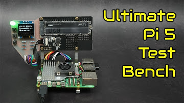 Raspberry Pi 5 Test Bench with Stats & RGB Load Monitor, Made On The Carvera Air