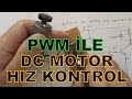 PWM tekniği ile DC motor hız kontrol(Aynı zamanda Led dimmer) #pwm #mosfet #dcmotor #motorhızkontrol