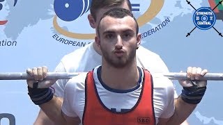 Niccolo Zampollo - 1st Place 66 kg sub jr - EPF Classic Championships 2019 - 565.5 kg Total