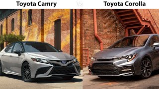 2024 Toyota Corolla vs 2024 Toyota Camry Comparison | Choose what best for you!