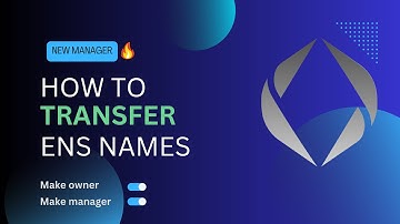 How to Transfer or Send ENS name | New manager/app/website | ensinfo |  0xashu.eth (app.ens.domains)