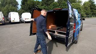 Installation of False Floor for Ladder Storage on a MercedesBenz Vito LWB