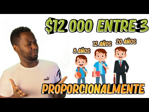 How to DIVIDE an amount PROPORTIONALLY | Math (Full HD 1080 60fps)