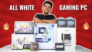 All WHITE Gaming PC Build!