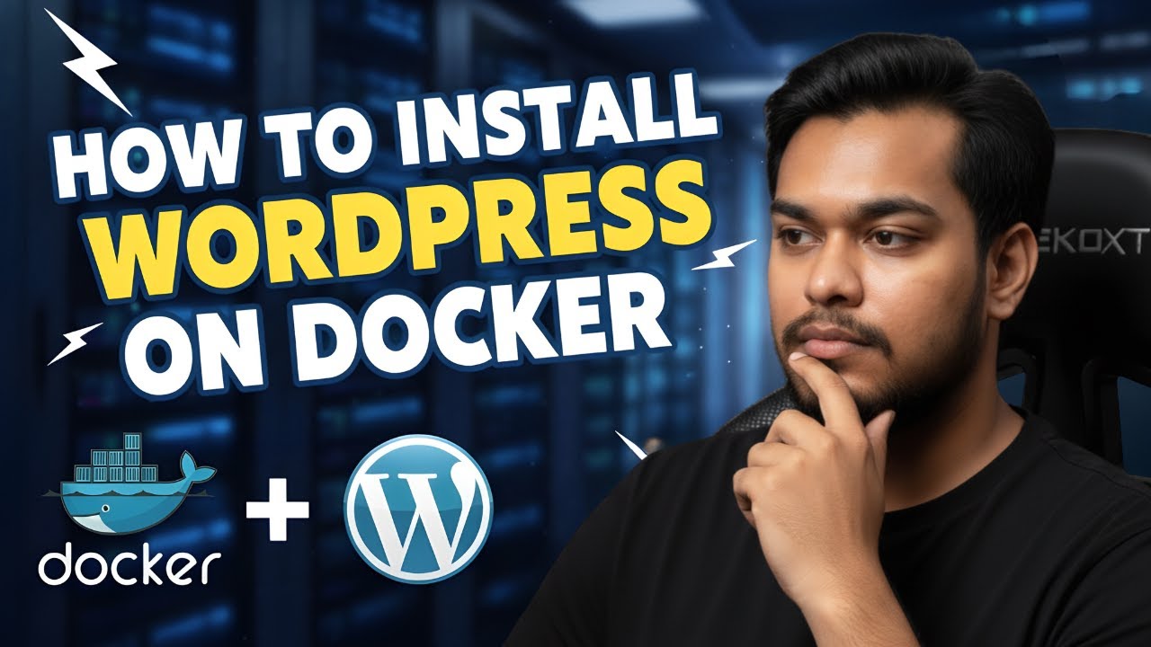 How to install wordpress on docker in just 2 minutes - YouTube