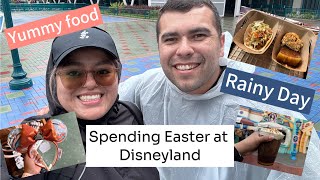 Rainy day while celebrating Easter at Disneyland!