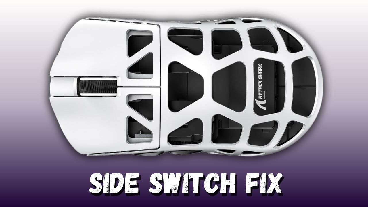 Attack Shark r3 Side switch fix - YouTube