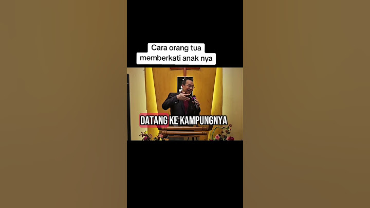 CARA ORANG TUA MEMBERKATI MU #motivasi