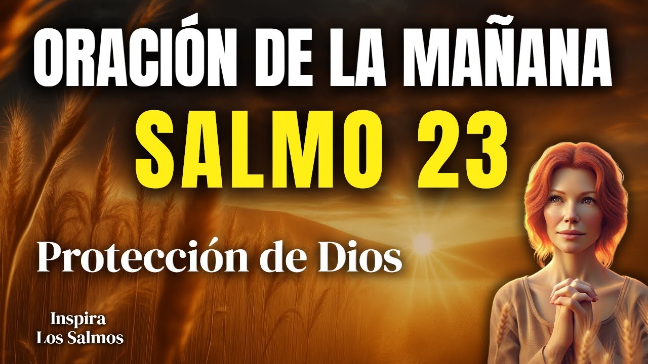 ORACIÓN DE LA MAÑANA CON EL SALMO 23 | Dios Te Protege Hoy - YouTube