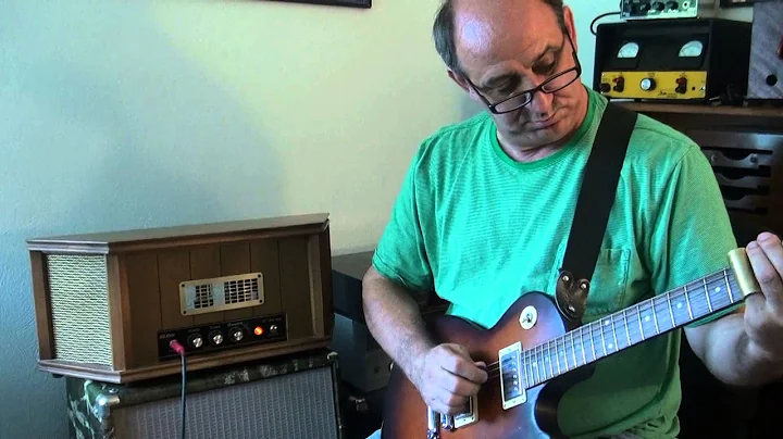 D-Lab dual 6l6 tube Guitar amp demo Celestion Vintage Speakers Killer Sound