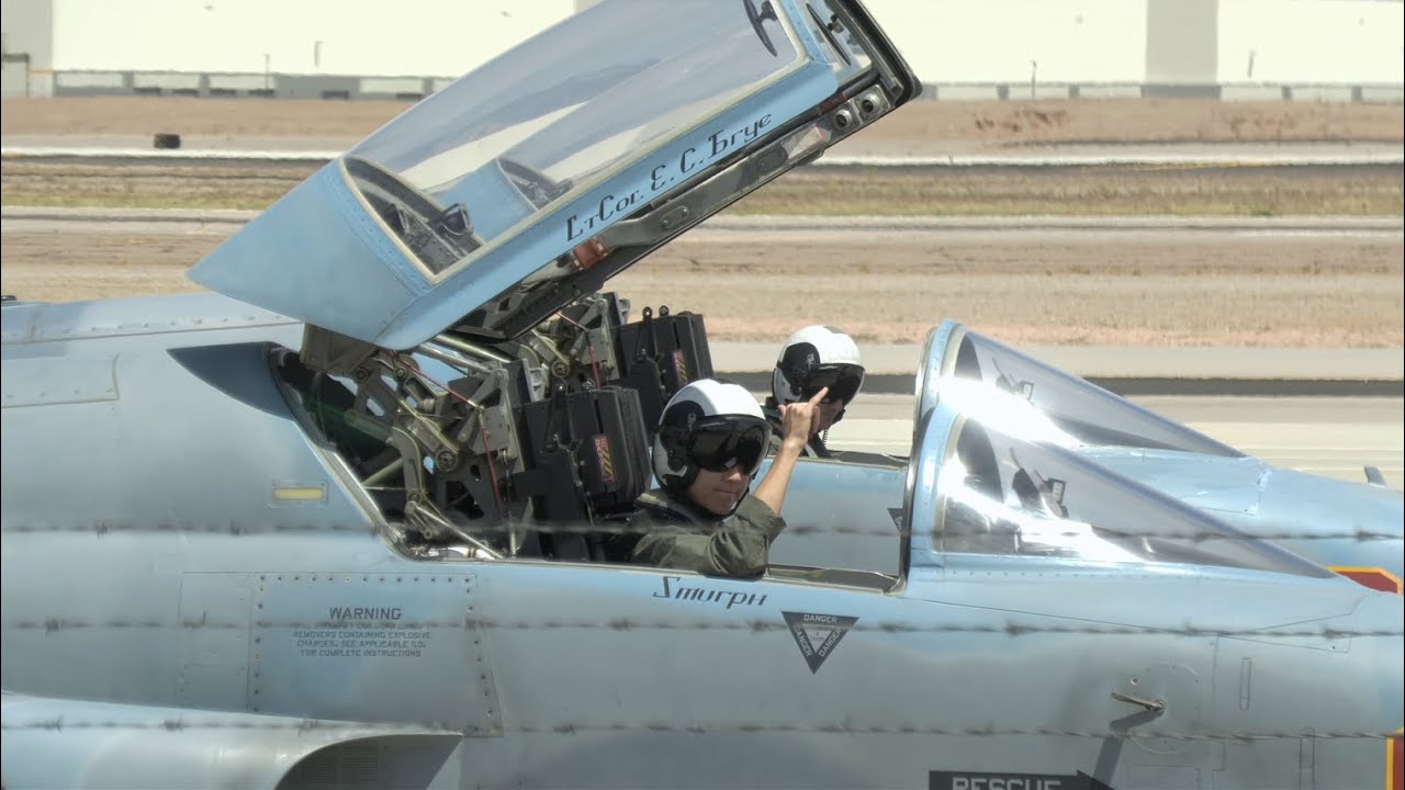 USMC F-5N Tiger IIs Departure from Mesa Gateway Airport