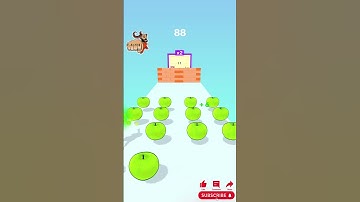 Run Healthy 🍬💊🍑 *NEW VERSION Aug 22 2021* All Levels Gameplay Android, iOS R13 #Shorts