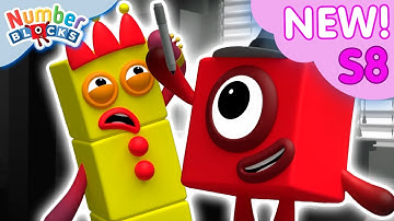The Third button - Fun Full Episode | Brand NEW Series 8 Episode 1 | Numberblocks