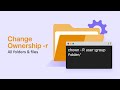 How to Use chown to Change Ownership of All Files and Subfolders | Linux File Permissions Tutorial