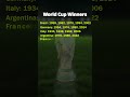 World Cup winners from 1930 to 2022 | NL DIGITAL #fifaworldcup