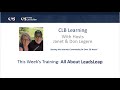 Clb learning  leads leap