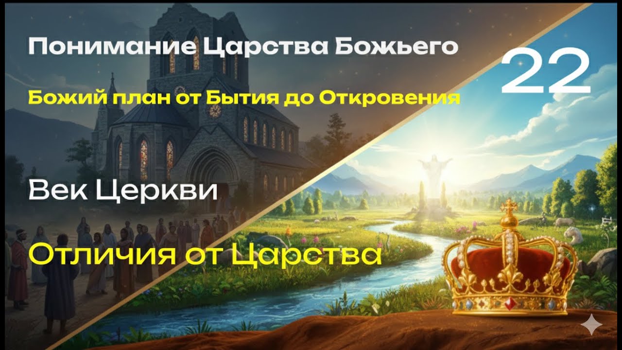 22. Почему Церковь не является Царством. Понимание Царства Божьего. Денис Шамров.
