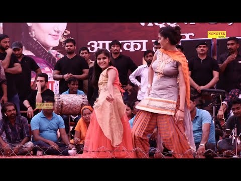 Sapna danced vigorously with her student in Bhattu Mehandi  Haryanvi Dance  Sapna Dance 2018