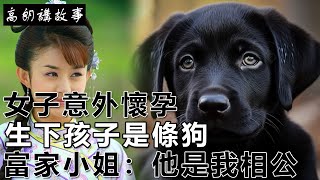 民間故事女子意外懷孕生下孩子是條狗富家小姐他是我相公高朗講故事