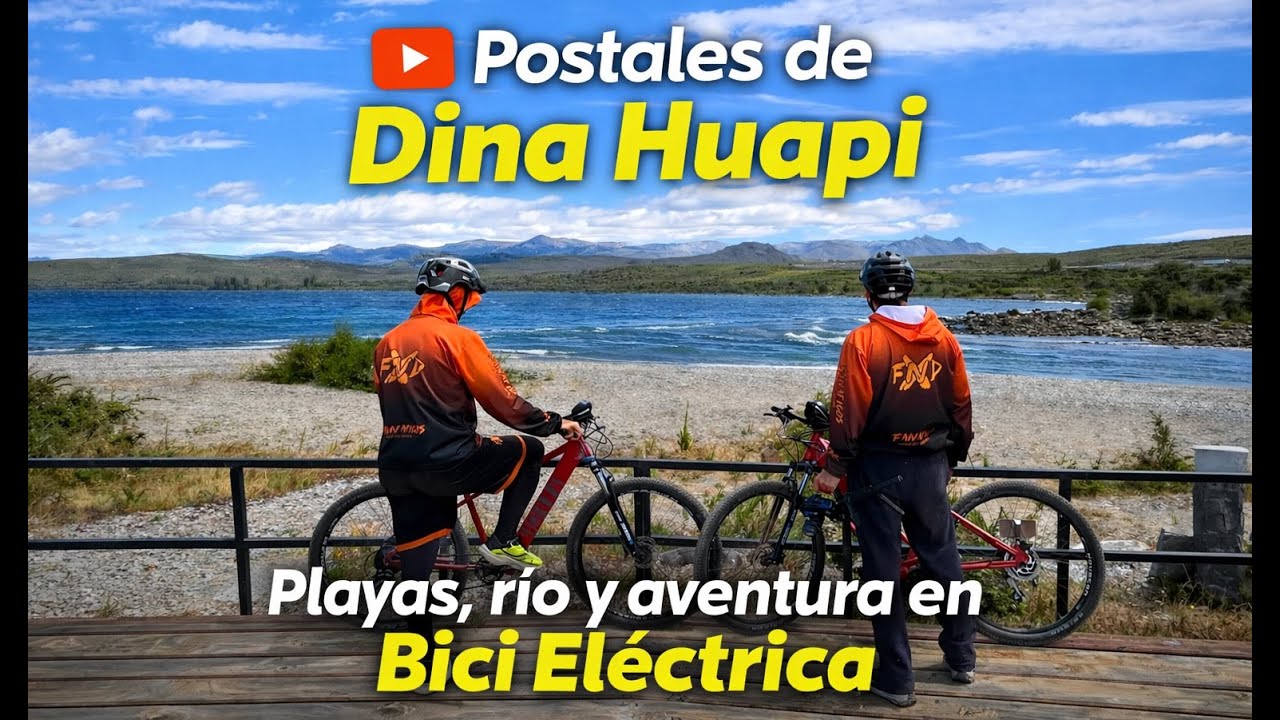 🚲 🌊 PLAYAS, RÍO Y AVENTURA EN BICI ELÉCTRICA✨ ¡Dina Huapi como nunca la viste! Patagonia Argentina