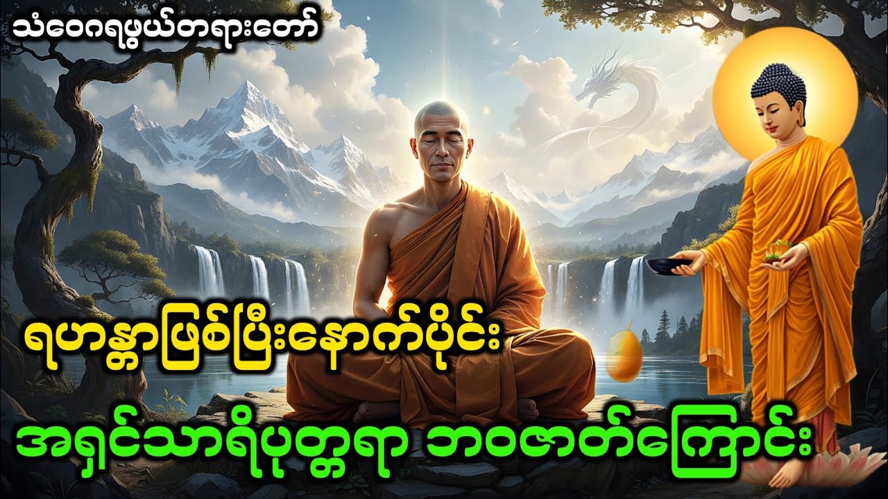 ရှင်သာရိပုတ္တရာ ရဟန္တာဘဝဇာတ်ကြောင်း #dhamma #တရား #ချမ်းမြေ့ရိပ်မြိုင် #တရားတော် #ဓမ္မ #buddha