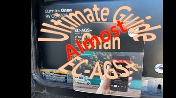 Ultimate Guide to Onan EC-AGS+ (Almost)