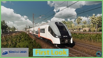 SimRail 21: New Railway Simulator Demo | First Look Tutorial Playthrough | Train Line 1Dabrowa