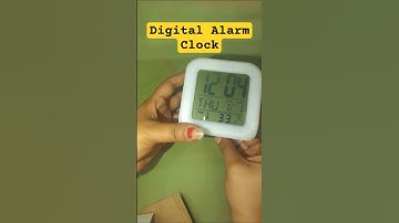 Color Change Cube Digital Alarm Clock #shorts