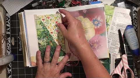 New!!!  Add a page into your junk journal!!  Double Tuck with 3 inserts and a lil book binding
