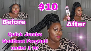 Quick Jumbo Goddess Ponytail 90's style