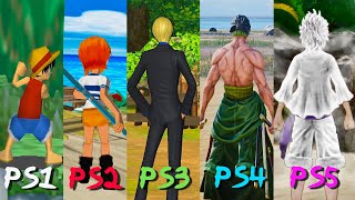 Evolution of One Piece Games in Playstation (2001-2023) 4K 60fps