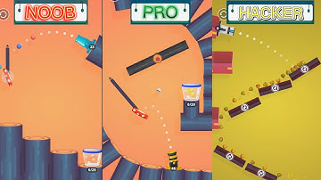 NOOB vs PRO vs HACKER in Cannon Shot! Mobile game android,ios