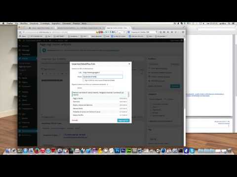 Aggiungere link a testo - wordpress