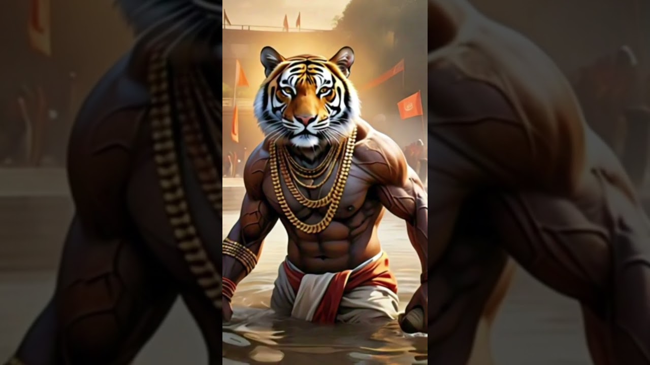 Mahakumbh: The Tiger’s Holy Emergence! 🐅✨ 