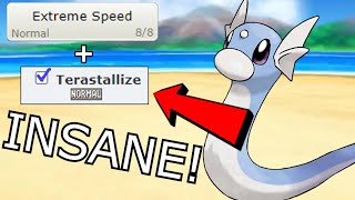TERA NORMAL EXTREME SPEED DRATINI IS INSANE! Pokemon generation 9 little cup