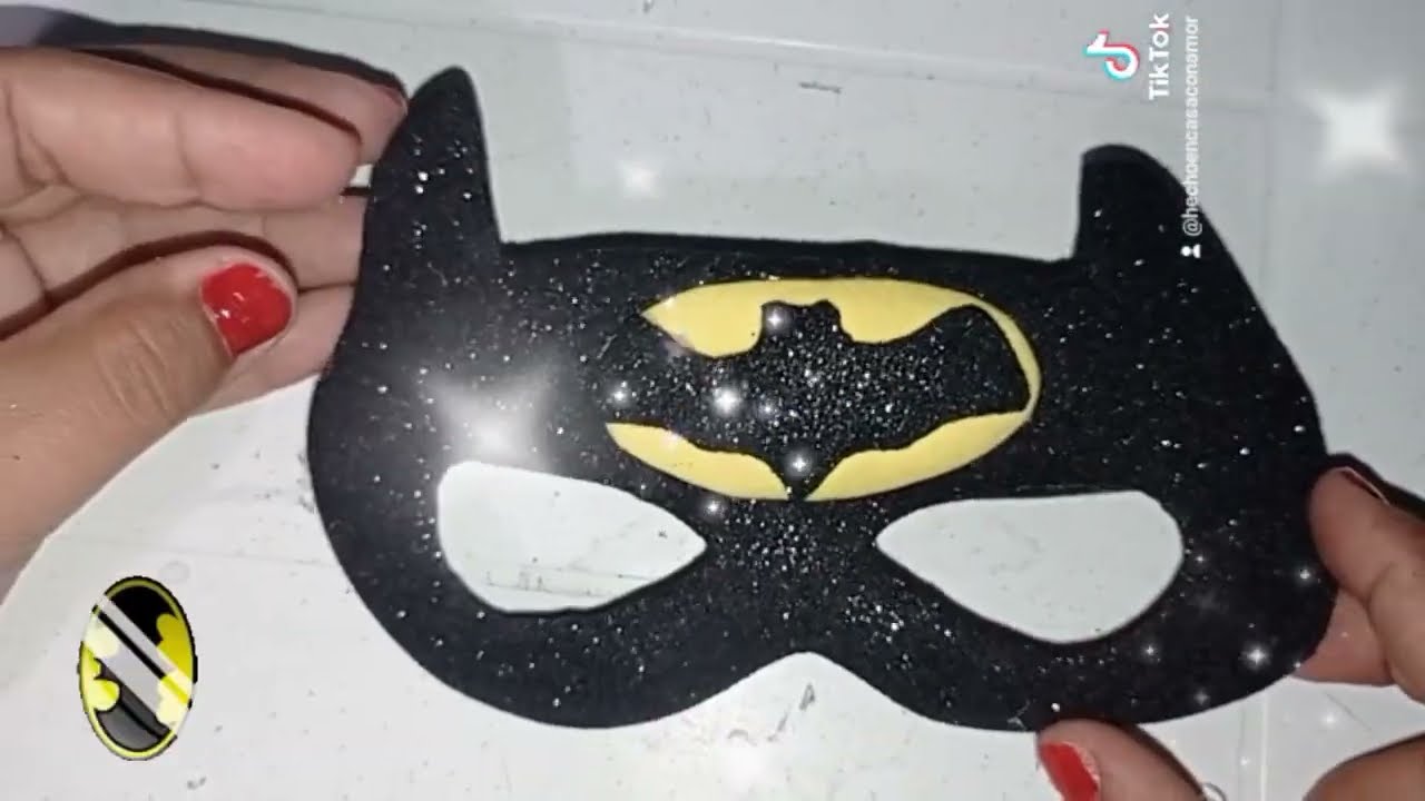 ANTIFAZ DE BATMAN / MASCARA DE BATMAN FACIL Y RAPIDO DE HACER/ MASCARA PARA  NIÑO. 