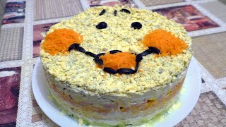 Салат СМАЙЛ на Новогодний стол 2020 / Простой рецепт вкусного салата Салат СМАЙЛ на Новогодний стол 2020 / Простой рецепт вкусного салата