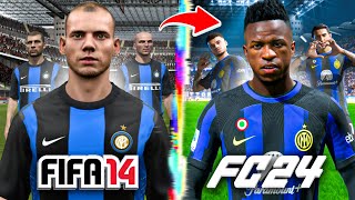 I Rebuild Inter Milan From FIFA 14 to FC 24!