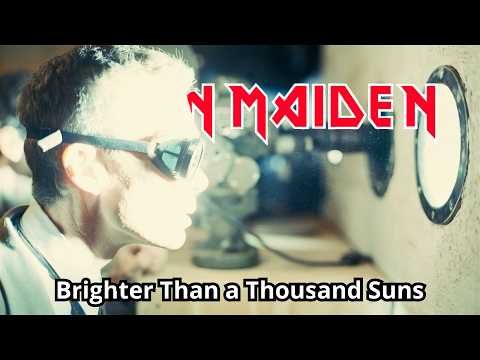 Cover Brighter Than a Thousand Suns - Iron Maiden - Oppenheimer