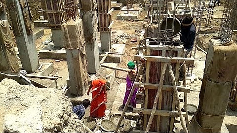 COLUMN CASTING SITE VIDEO and WHAT INPORTENT POINT SHOULD  CHECK BEFORE COLUMN CASTING Hindi / Urdu