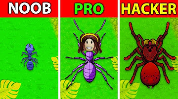 NOOB vs PRO vs HACKER In ANTS.IO