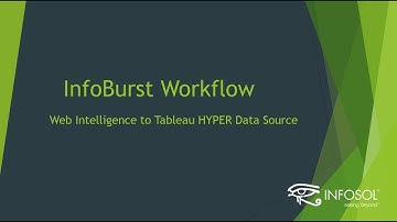 Web Intelligence to Tableau HYPER Data Source