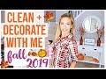 CLEAN + DECORATE WITH ME!  NEW FALL DECOR HOUSE TOUR 2019 | Brianna K