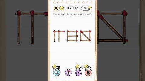 Brian Test Level 63 Complete #short tricky puzzles # level63