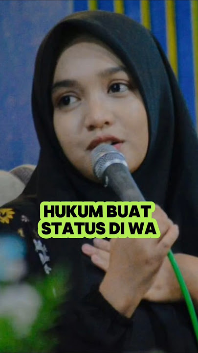 hukum buat status WA, pengajian Ning umi Laila.