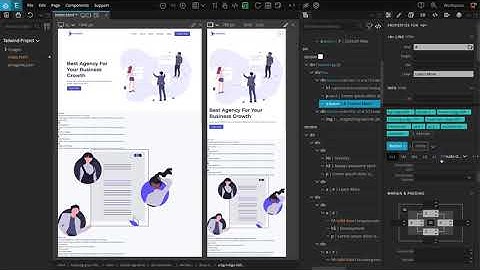 3. Hero Section - Creating a Fantico TailwindCSS Landing Page