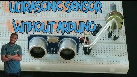 How to Ultrasonic Sensor WITHOUT Arduino #ultrasonicsensor #electronic #arduino